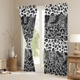 thumbnail image 3 of jejeloiu Abstract Leopard Print Black Out Curtains,Rustic Farmhouse Curtains Pack of 2 (42x63 Each),Abstract Fulid Art Bedroom Curtains For Girl,Microfiber Bedroom Decor, 3 of 6