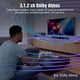 thumbnail image 3 of OXS S5 Barra de sonido para TV con HDMI eARC, subwoofer incorporado Dolby Atmos 3.1.2, altavoz central, Bluetooth y conexión multicableada, 5 ecualizadores, 4K HDR Passthrough, 230 W, audio de cine en, 3 of 5