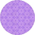 thumbnail image 1 of Ahgly Tapis d'Intérieur Lavable en Machine Carré Violet Transitionnel, 3 Pieds Carré, 1 of 7