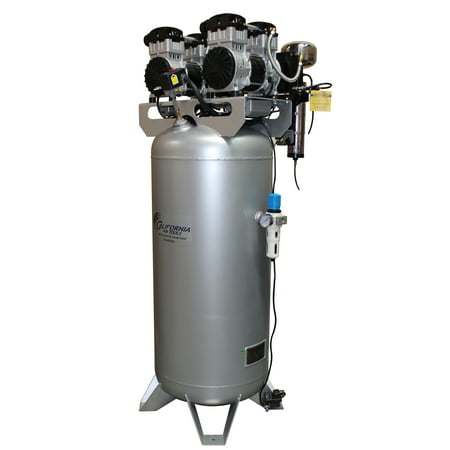 Drain System - California Air Tools 60040DCAD Ultra Quiet & Oil-Free 4.0 Hp, 60.0 Gal. Steel Tank Air Compressor with Air Drying System & Auto Drain