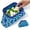 Blue, variant on Empty Mahjong Tile Bag for 166 American Tiles Woven Clutch Purses for Women for Summer Beach Vacation, Evening Party & Game Lover Gifts