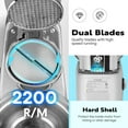 thumbnail image 3 of SPECSTAR Electric Dual Blades Ice Crusher Shaver Snow Cone Maker Machine Silver 173lbs/hr with Ice Pick for Home and Commercial Use, 3 of 7