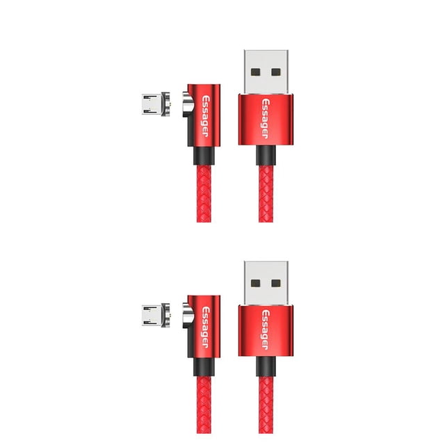 Inteprter Essager, Cable Micro USB para iPhone, Samsung, Android, teléfono móvil, Cable de carga rápida, Cable magnético, Cable USB Type3 NO3