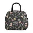 thumbnail image 2 of Womens Pioneer Flower Floral Print Pattern Lunch Box for Work,Insulated Lunch Bag for Women,Loncheras Para Mujer,Leakproof Adult Lunch Bag for Work,Beach,Travel,Picnic,Camping, 2 of 7