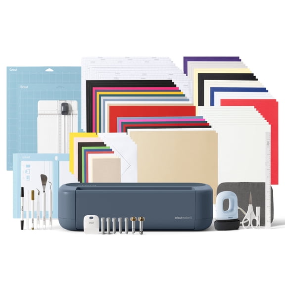 Cricut Maker® 5 Die-Cutting Machine Ultimate Bundle, Slate Blue