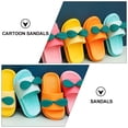 thumbnail image 2 of 1 par de adorables zapatillas cómodas para niños zapatillas Supply-Soled (Naranja), 2 of 6