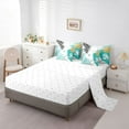 thumbnail image 5 of Homewish Vintage Aesthetic Flowers 7-Piece Bedding Comforter Set for Female Men Teens,Minimalist Tree Leaves King Bedding Sets,Abstract Geometric Ultra Soft Bed Sheets,Breathable Home Decor, 5 of 8