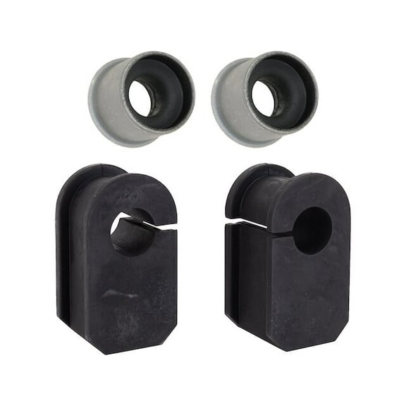 Front Sway Bar Bushing Set 4 Piece - Compatible with 1992 - 1998 Ford E-350 Econoline 1993 1994 1995 1996 1997
