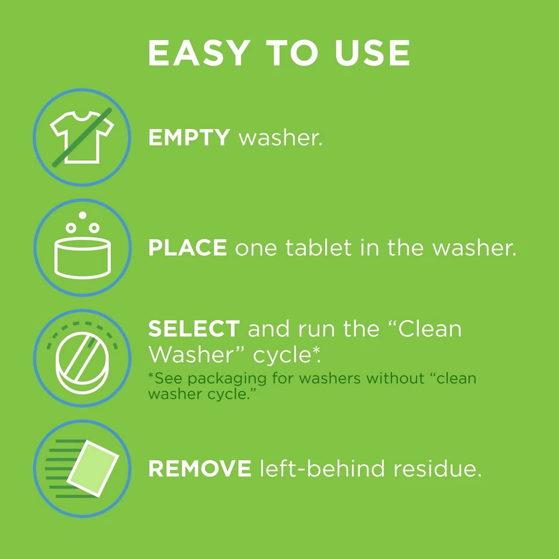 KNACK - Washer Cleaner Tablets - 5 Count