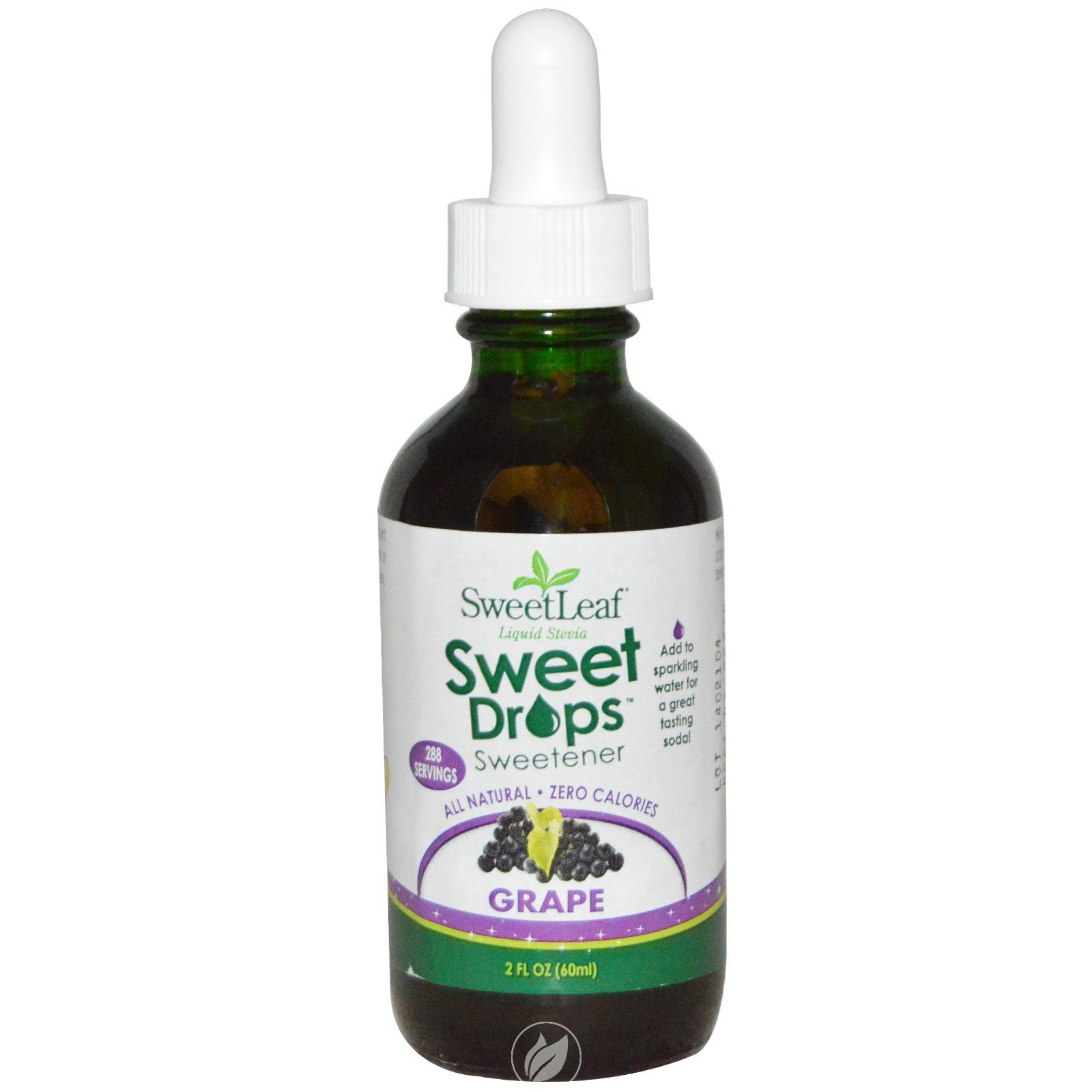 (2 Pack) Sweetleaf Stevia Liquid Stevia Grape 2 Ounce