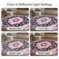 thumbnail image 7 of ODIKA Floral Boho Medallion Design With Vintage Petal Toss And Slim Border Easy Care Kids Safe for Small Living Room, Playroom, Bedroom, 7 of 7