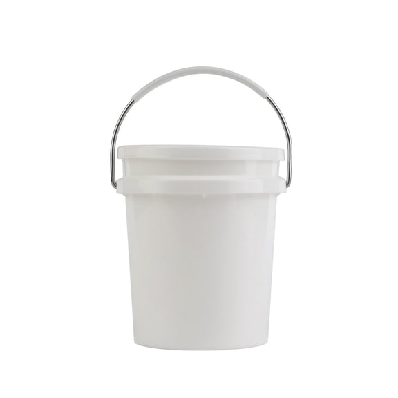 Hyper Tough White Mini Utility Bucket with Lid, 0.4 Quart Capacity