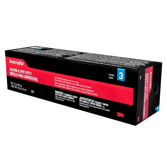 Bondo Glazing and Spot Putty, 00651, 16 oz