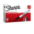 thumbnail image 1 of 32001 Twin Tip Permanent Markers, Fine and Ultra Fine, Black, Version 1 Pacf of 12 Count Ref: 3296, 1 of 2