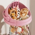 thumbnail image 3 of Boîte de Rangement Verticale Transparente pour Jouets, Rangement d'Animaux en Peluche, Jouets Empilable, Grand Seau à Jouets 63 Pouces Rose, 3 of 9