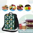thumbnail image 4 of Rateoe Lgbt Penguin Lunch Bag Reusable Lunch Box with Shoulder Straps for Men Women Insulated Portable Lunchbox for adults Suitable for School Work Picnic, 4 of 7