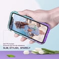 thumbnail image 6 of ULAK Case for iPhone 11 , Heavy Duty Shockproof Rugged Protection TPU Bumper Phone Case for Apple iPhone 11 6.1 inch,  Purple Blue, 6 of 8