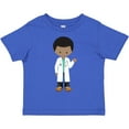thumbnail image 3 of Inktastic African American Boy, Doctor, Boy Wearing Lab Coat Boys Toddler T-Shirt, 3 of 5