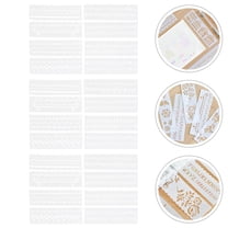 BRIGHTFUFU 3 Sets Calligraphy Template For Tracing And Drawing Stencils In White Color For Artists