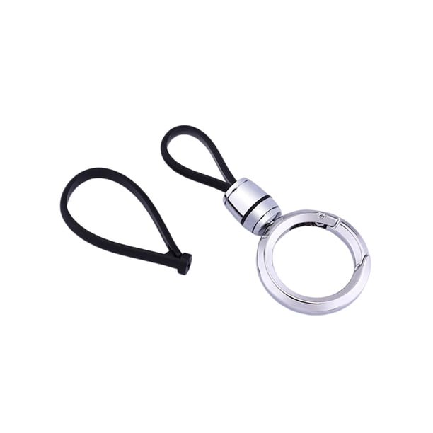 Bearachild LLavero de coche, llavero clásico a la moda, abalorio de Metal moderno, adornos colgantes duraderos para coche, accesorios para colgar en la Artesanía Plata Redondo Bearachild HA074002-03