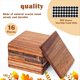 thumbnail image 2 of 16 Posavasos de Madera Sin Terminar, Cuadrados de 10 cm de para Manualidades, con Puntos de Silicona Antideslizantes., 2 of 5