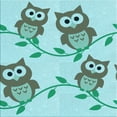 thumbnail image 1 of Ahgly Company Machine Washable Indoor Square Transitional Tron Blue Area Rugs, 8' Square, 1 of 7