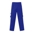 thumbnail image 2 of Calsunbaby Men's Drawstring Elastic Waist Sweatpants with Cargo Pockets for Athletes, 2 of 3