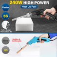 thumbnail image 4 of BSHAPPLUS® Foam Cutter Pro Electric Hot Knife,110V / 240W Styrofoam Cutting Tool Kit with Intelligent Chips & 5S Fast Heating & Powerful Cooling System for Carving, Handcraft, DIY Projects (BS-01), 4 of 6
