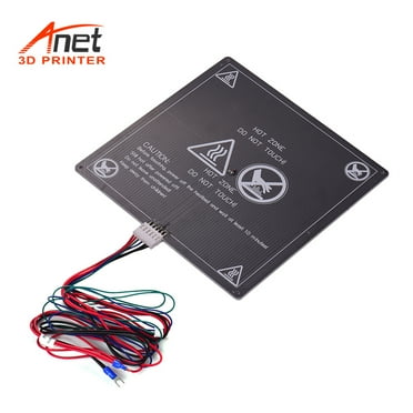 Anet 3D Printer Hot Bed Base Plate Heating Platform Heatbed Aluminum Plate with Cable Hot-bed Wire for Anet 3D Printer