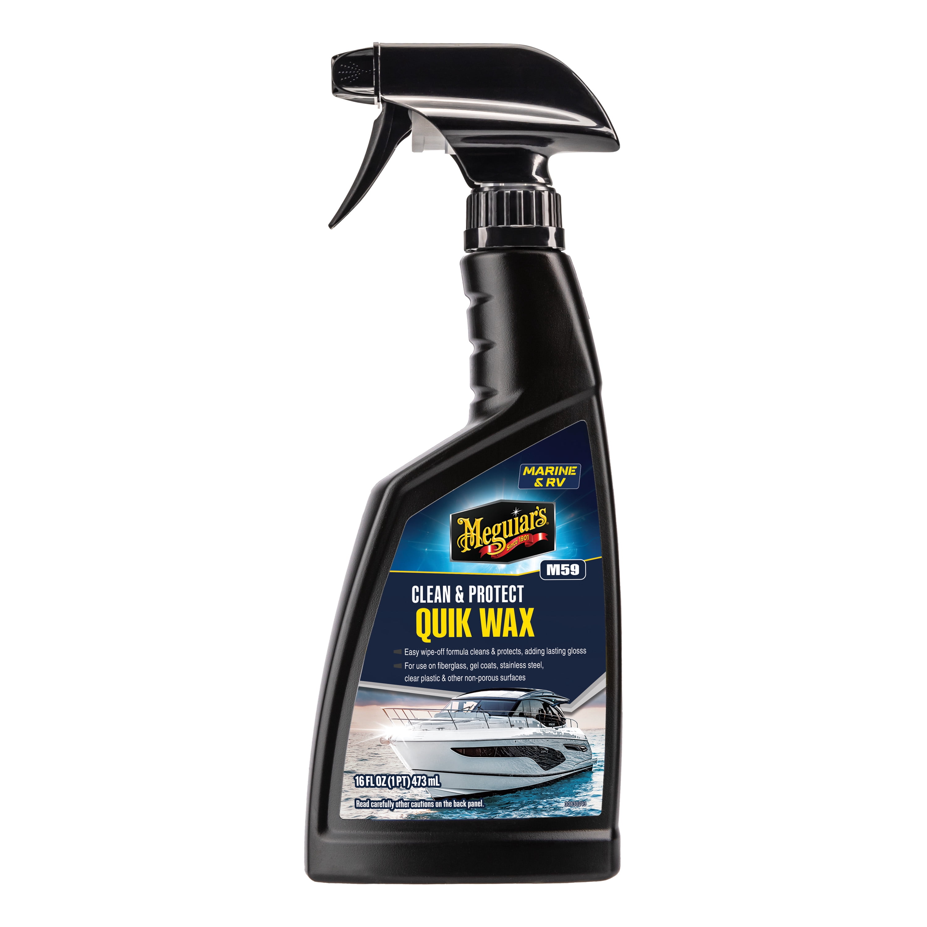 Meguiar's, Marine RV Quik Wax, 16 fl oz, Trigger Spray - Walmart.com