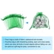 thumbnail image 3 of 100 piezas de bolsas de organza 4x5 pulgadas con cordón de favor color verde oscuro, 3 of 7