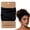 Black, variant on Curly Pineapple Headband, Extra Wide Sleep Hair Wrap for Natural Thick Coily Hair, Anti-Frizz Night Scarf for Locs & Curl Definition (Cheetah Pineapple)