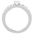 thumbnail image 4 of Engagement Rings For Women - Oval Cut 14K White Gold 1.00 CT (L,I1) GIA Certificate, 4 of 7