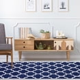 thumbnail image 3 of Runner Rug, Moroccan Geometric Trellis Area Rug, Retro Hallway Entry Accent Rug, 3 of 9