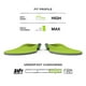 thumbnail image 3 of Plantillas Superfeet, soporte multiusos, arco alto (verde), 3 of 7