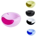 thumbnail image 4 of Fruit Dish Snacks Nut Melon Seeds Bowl Double Layer Plastic Shell Storage Box Cellphone Holder, 4 of 10