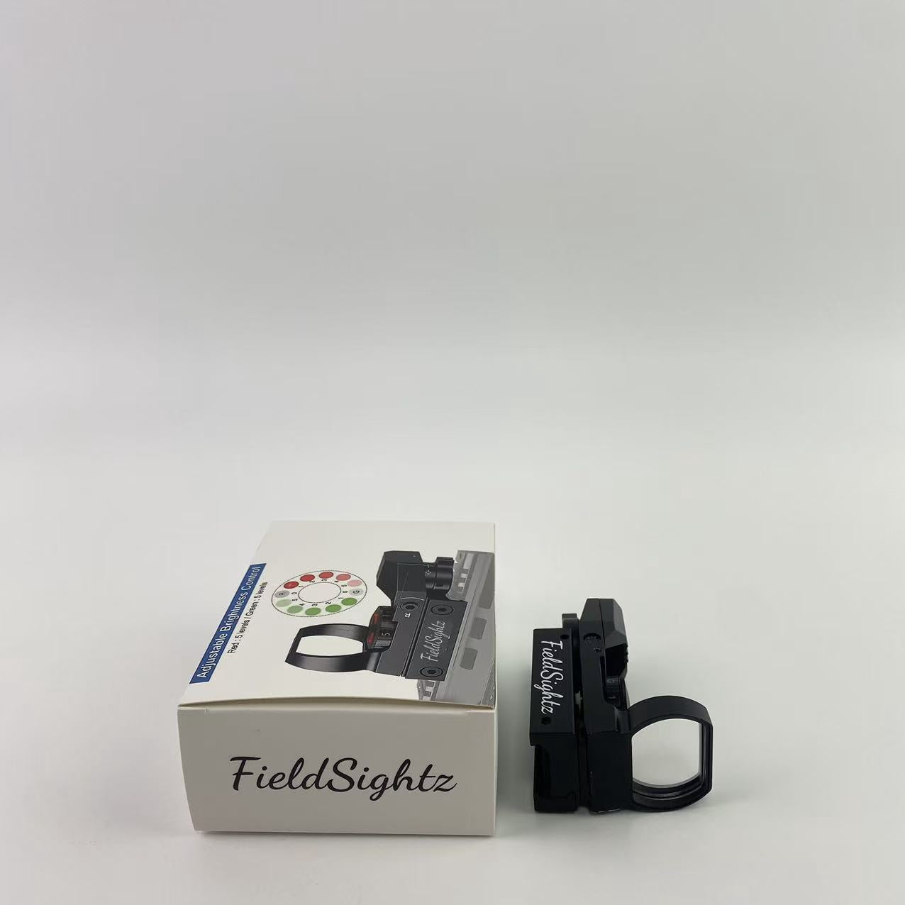 FieldSightz Sighting mirors for guns,Red Green Dot Gun Sight Scope Reflex Sight 1.25" Wide