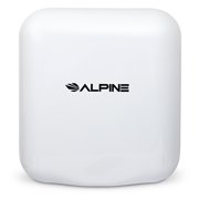 Alpine Commercial Hand Dryer, Automatic, High Speed, Electric, 220 Volts, White