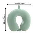 thumbnail image 6 of ofefe Green Memory Foam Neck Pillow for Airplanes, Cars, and Home Recliners, 100% Pure Memory Foam, Soft and Adjustable Head Support, 6 of 6