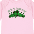 thumbnail image 4 of Inktastic My 1st St. Patrick's Day with Plaid Shamrocks Boys or Girls Long Sleeve Baby Bodysuit, 4 of 5
