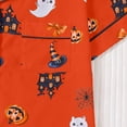 thumbnail image 5 of Hot Sales Under $10 CNJKEHIUV Womens Halloween Pajama Sets Short Sleeve Graphic Pajamas Nightwear Red XXL, 5 of 6