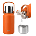 thumbnail image 1 of Termo De Acero Inoxidable Botella De Agua Térmica 1000ml Xtellar naranja, 1 of 3