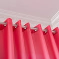 thumbnail image 2 of Bouanq Ombre Sheer Curtains 270cm x 100cm for Living Room Bedroom, Pink and White 2 Tone Reversible Gradient Voile Window Treatments, Faux Linen Rod Pocket Drapes, 2 of 7