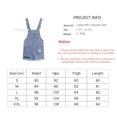 Letter Flower Embroidery Denim Shorts Rompers Women Loose Fashion Thin Wide Leg Pants Casual