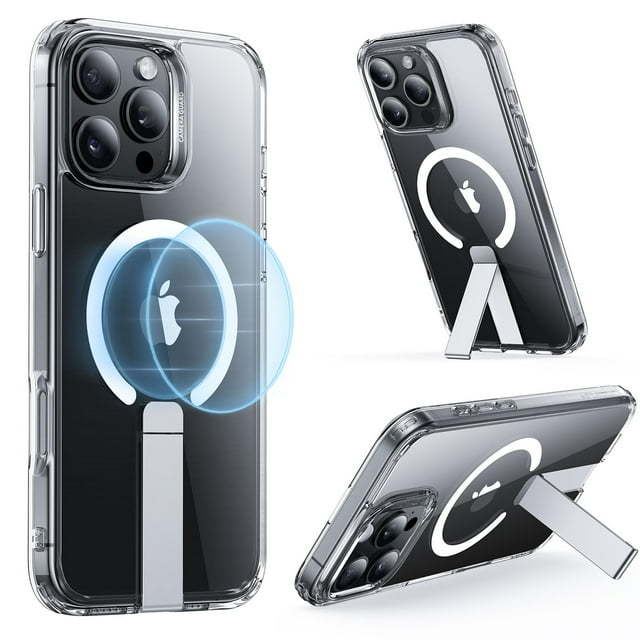 Funda de teléfono ESR Boost Series con soporte para iPhone 16 Pro Max Clear