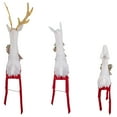 thumbnail image 5 of Northlight Lighted Reindeer Family Outdoor Christmas Decoration - 52.5" - Warm White -Set of 3, 5 of 5