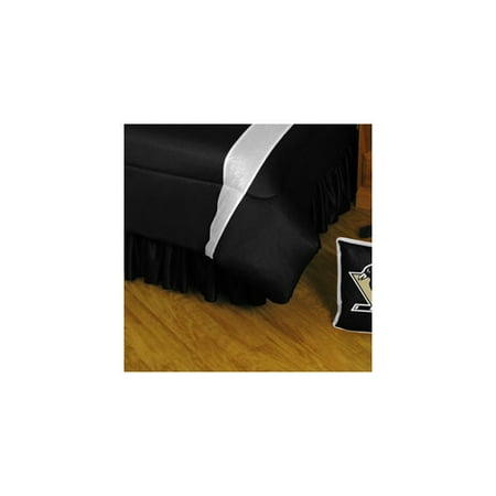 Sports Coverage Inc. NHL Pittsburgh Penguins Polyester Jersey Bed Skirt