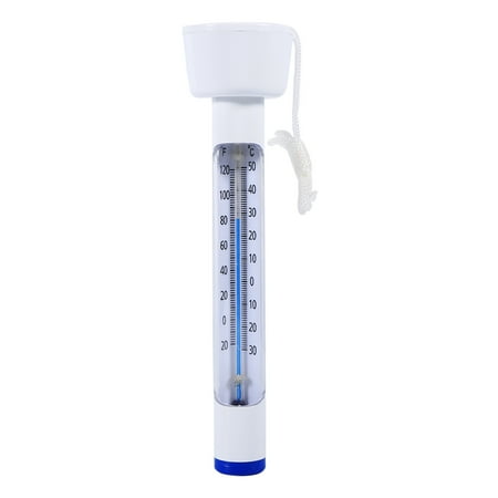 Indoor Hot Tub - Large Floating Pool Thermometer Premium Water Temperature Thermometers with String, Shatter Resistant, for Outdoor & Indoor Swimming Pools, Spas, Hot Tubs, Aquariums & Fish Ponds