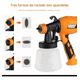 thumbnail image 3 of Pulverizador De Pintura Portátil Portátil Inalámbrico 950ml Naranja Con Negro, 3 of 5