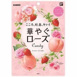 JAPAN KANRO ROSE CANDY 70G